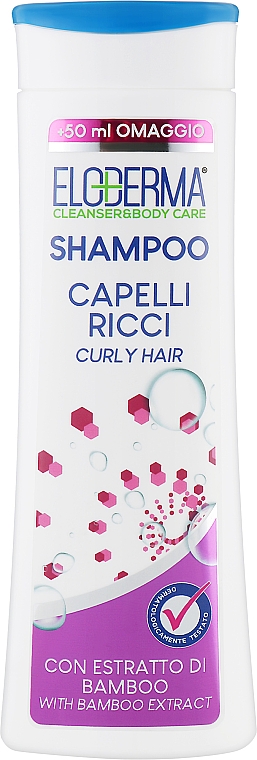 Шампунь для кучерявого волосся з екстрактом бамбука - Eloderma Curly Hair Shampoo With Bamboo Extract