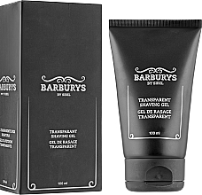 Парфумерія, косметика Прозорий гель для гоління - Barburys Transparant Shaving Gel