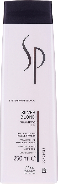 Шампунь для холодного тону світлого волосся - Wella SP Silver Blond Shampoo — фото N4