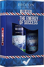 Парфумерія, косметика Набір подарунковий для чоловіків - Bioton Cosmetics For Men The Energy Of Success (s/gel/200ml + ash/cr/75ml)