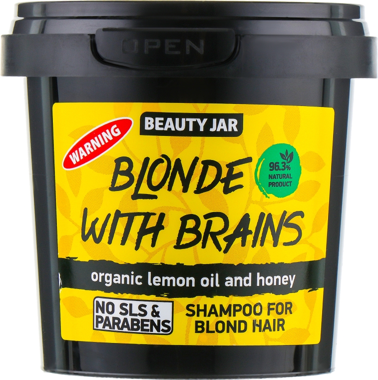 Шампунь для волос оттенка блонд "Blonde With Brains" - Beauty Jar Shampoo For Blond Hair — фото N4