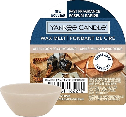 Ароматичний віск - Yankee Candle Wax Melt Afternoon Scrapbooking — фото N1