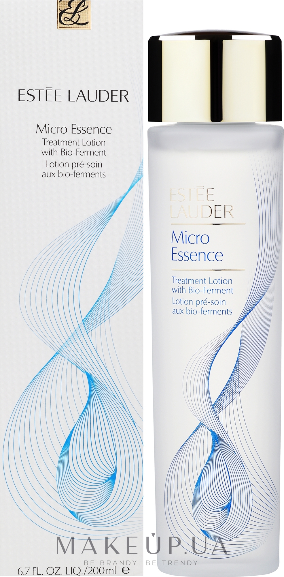 Вирівнювальний флюїд для сяйної шкіри - Estee Lauder Micro Essence Treatment Lotion with Bio-Ferment — фото 200ml