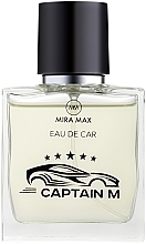 Духи, Парфюмерия, косметика Ароматизатор для авто - Mira Max Eau De Car Captain M Perfume Natural Spray For Car Vaporisateur