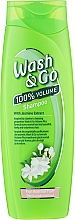 Шампунь для нормального волосся з екстрактом жасмину - Wash&Go — фото N1