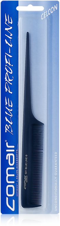Расческа №501 "Blue Profi Line" с мелкими зубьями, 20,5 см - Comair — фото N1