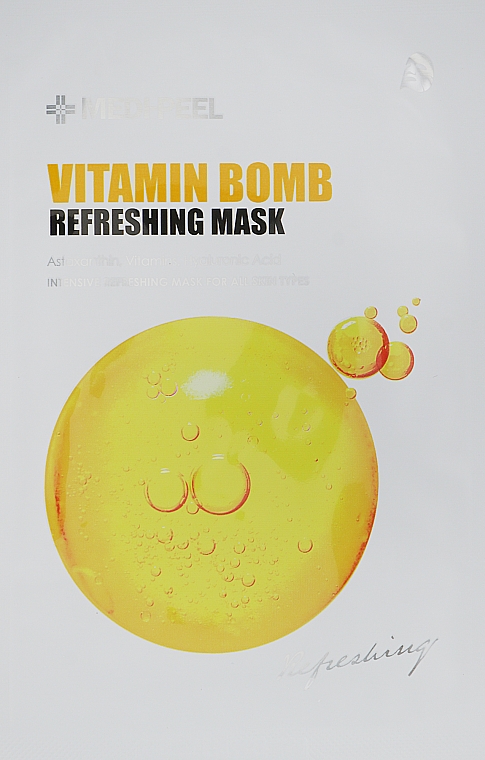 Тонізувальна тканинна маска - Medi-Peel Vitamin Bomb Refreshing Mas — фото N5