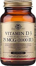 Диетическая добавка "Витамин D" - Solgar Vitamin D3 1000 IU Cholekacyferol — фото N5