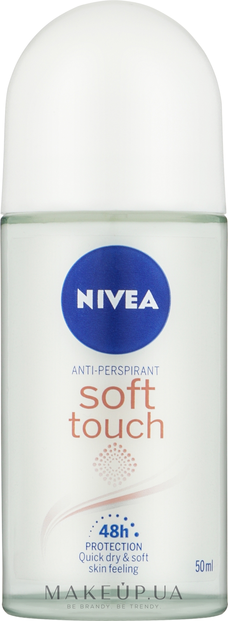 Антиперспирант шариковый для женщин - NIVEA Soft Touch Anti-Perspirant — фото 50ml