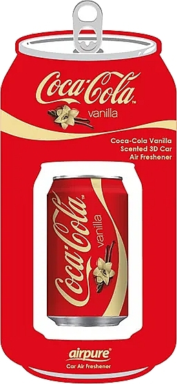 Автомобільний освіжувач повітря "Кока-кола ваніль" - Airpure Car Vent Clip Air Freshener Coca-Cola Vanilla — фото N1