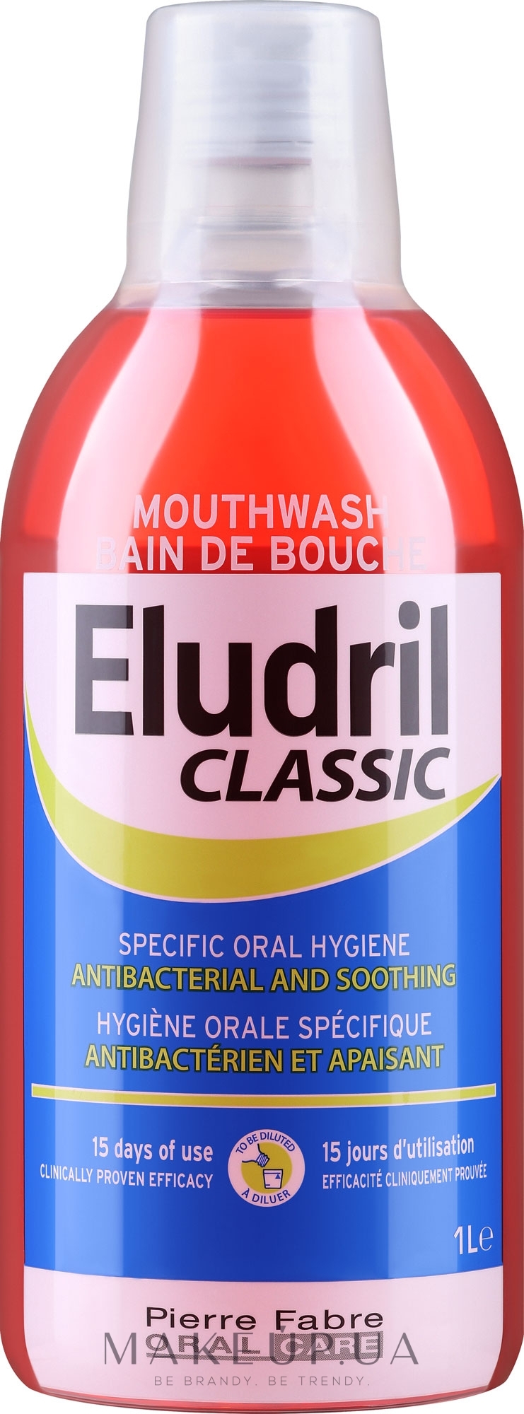 Ополіскувач для ротової порожнини - Pierre Fabre Oral Care Eludril Classic Mouthwash — фото 1000ml