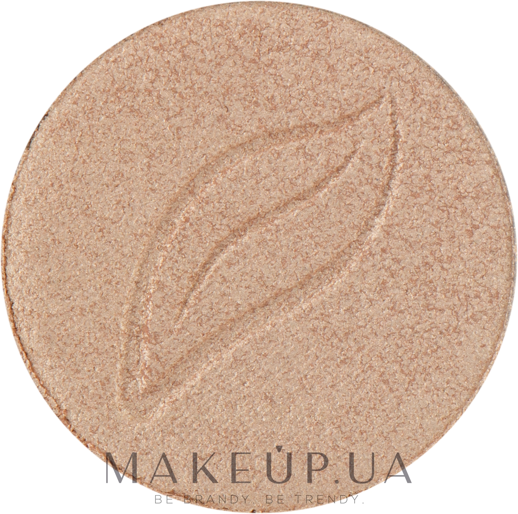 Мінеральні тіні для повік мерехтливі, змінний блок - PuroBio Cosmetics Ecological Eyeshadow Shimmer Refill — фото 01 - Champagne