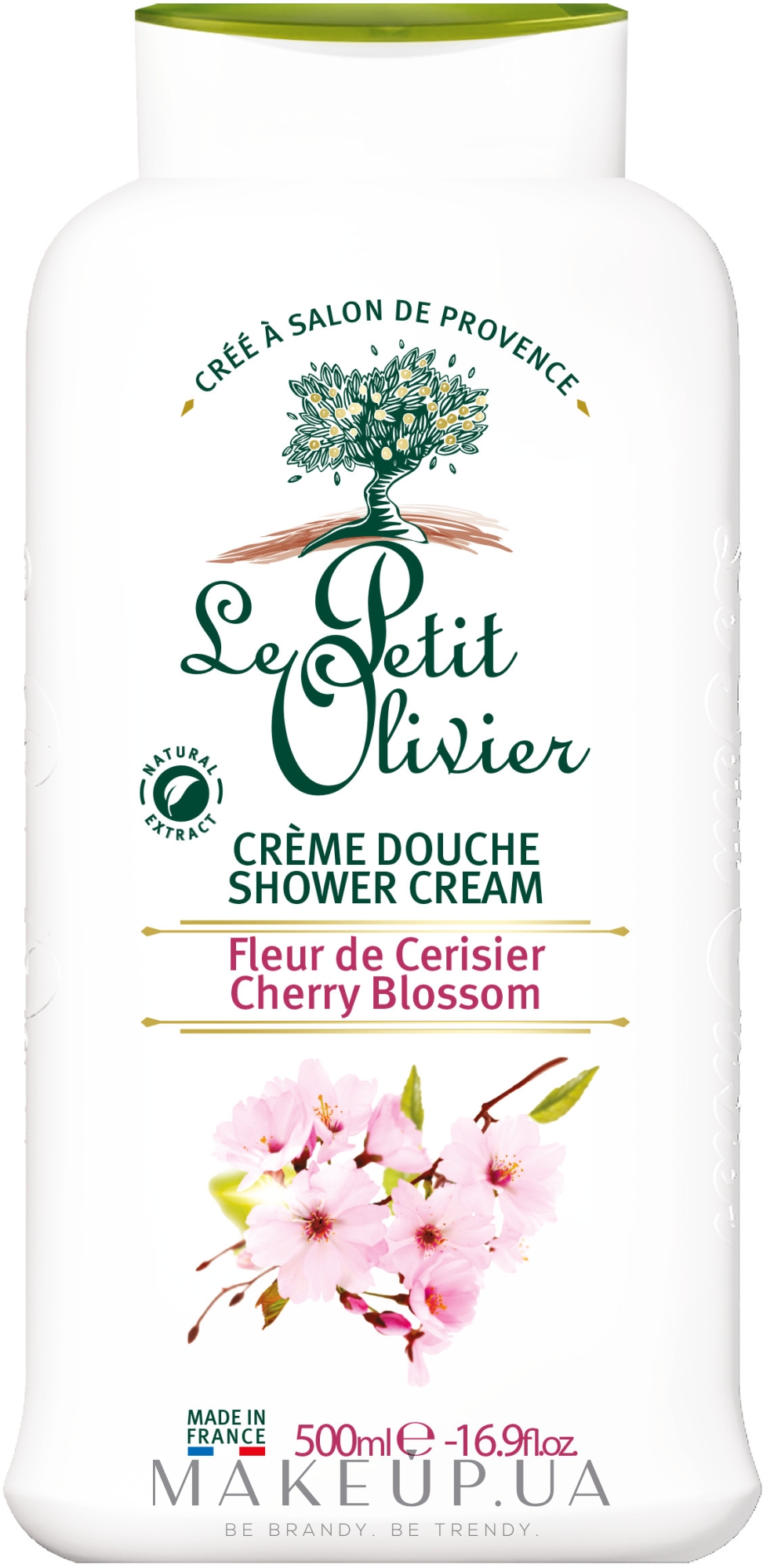 Крем для душа "Цветущая вишня" - Le Petit Olivier Extra Gentle Shower Creams — фото 500ml