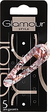 Парфумерія, косметика Заколка для волосся 417792, сіро-рожева  - Glamour