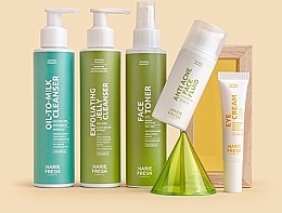 Набір "Комплексний догляд за молодою проблемною шкірою з гелем", 5 продуктів - Marie Fresh Cosmetics — фото N7