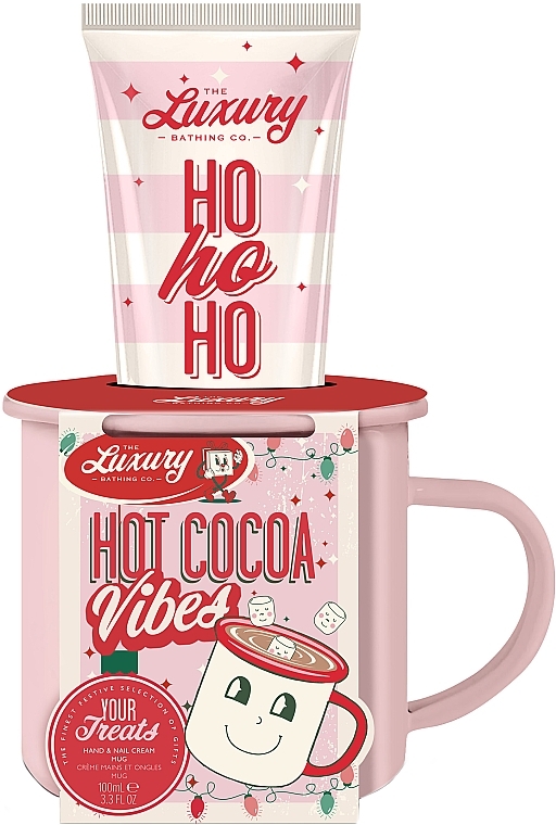 Набор - Grace Cole The Luxury Bathing Hot Cocoa Vibes Gift Set (h/cr/100ml + mug/1pcs) — фото N1