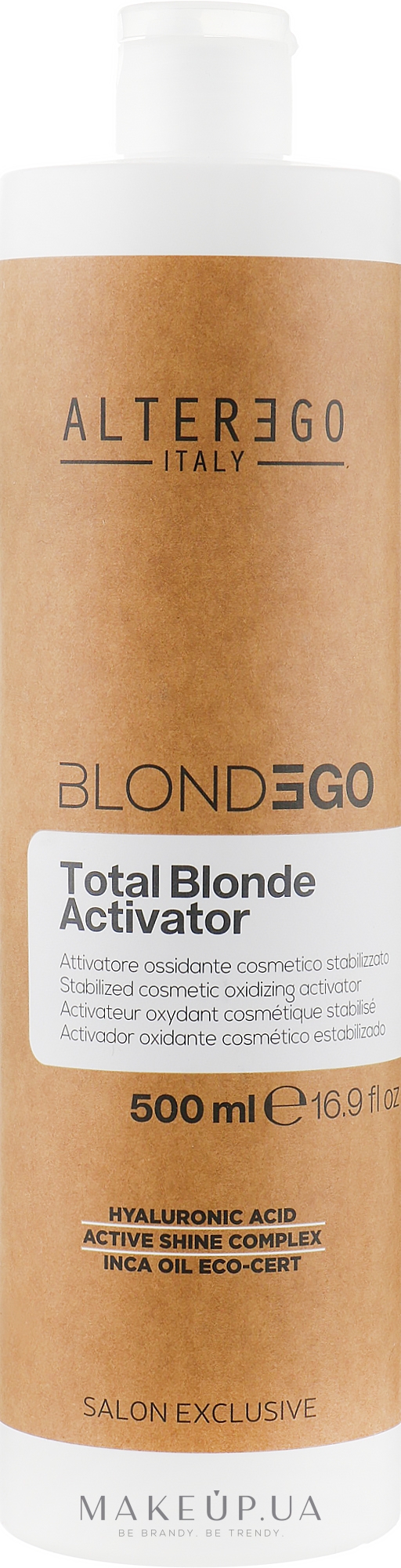 Крем активатор Тотал Блонд - Alter Ego Be Blonde Total Blonde Activator — фото 500ml