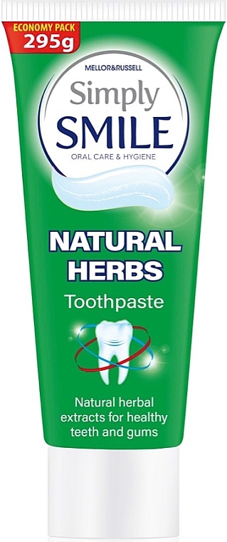 Зубная паста - Mellor & Russell Simply Smile Natural Herbs Toothpaste