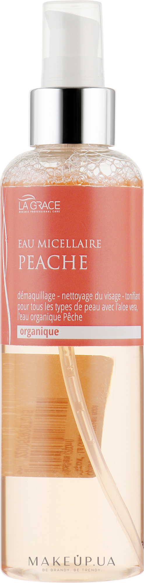 Органическая мицеллярная вода "Персик" - La Grace Peache Eau Micellaire — фото 200ml