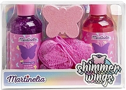 Парфумерія, косметика Набір для душу, 4 продукти - Martinelia Shimmer Wings Bath Set