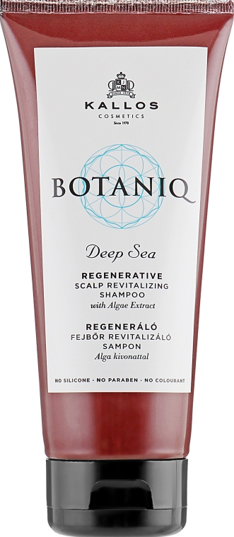 Шампунь для восстановления волос и питания кожи головы - Kallos Cosmetics Botaniq Deep Sea Shampoo