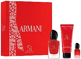 Духи, Парфюмерия, косметика Giorgio Armani Si Passione - Набор (edp/50ml + edp/mini/7ml + b/lot/75ml)