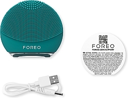 Щітка для очищення та масажу обличчя у подорожі - Foreo Luna 4 Go Facial Cleansing & Massaging Device Evergreen — фото N3