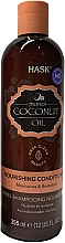 Питательный кондиционер с кокосовым маслом - Hask Coconut Milk & Organic Honey Curl Care Conditioner — фото N1