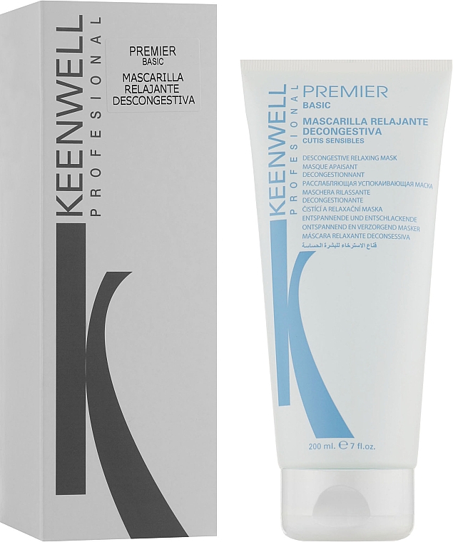 Расслабляющая успокаивающая маска для чувствительной кожи - Keenwell Premier Basic Profesional Relaxing Mask For Sensitive Skin — фото N2