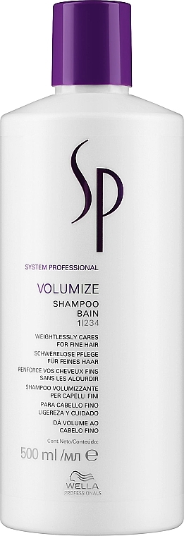 Шампунь для укрепления тонких волос - Wella Professionals Wella SP Volumize Shampoo — фото N3