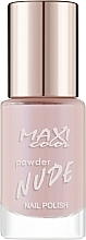 Духи, Парфюмерия, косметика Лак для ногтей - Maxi Color Powder Nude Nail Polish