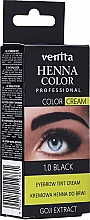 Парфумерія, косметика Venita Professional Henna Color Cream Eyebrow Tint Cream Goji Extract - Крем-фарба для фарбування брів з хною