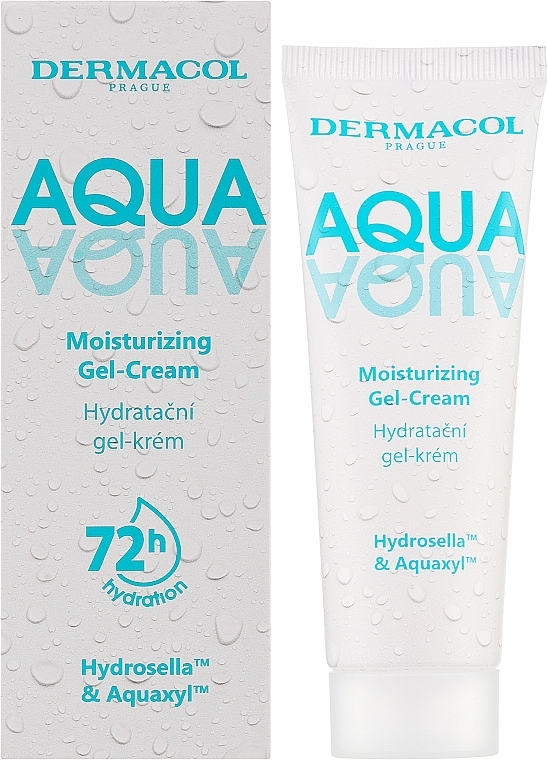 Зволожувальний гель-крем для обличчя - Dermacol Aqua Aqua Moisturizing Gel-Cream — фото N2