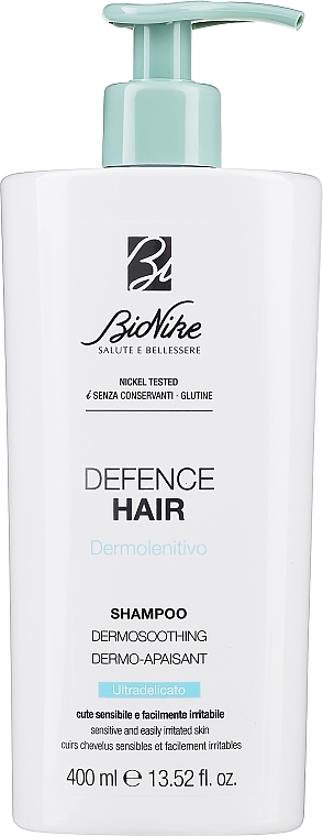 Ультраніжний шампунь для волосся - BioNike Defence Hair Shampoo Dermosoothing — фото N1