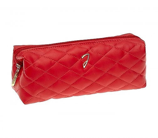 Косметичка женская, красная - Janeke RED Quilted Pouch Empty — фото N1
