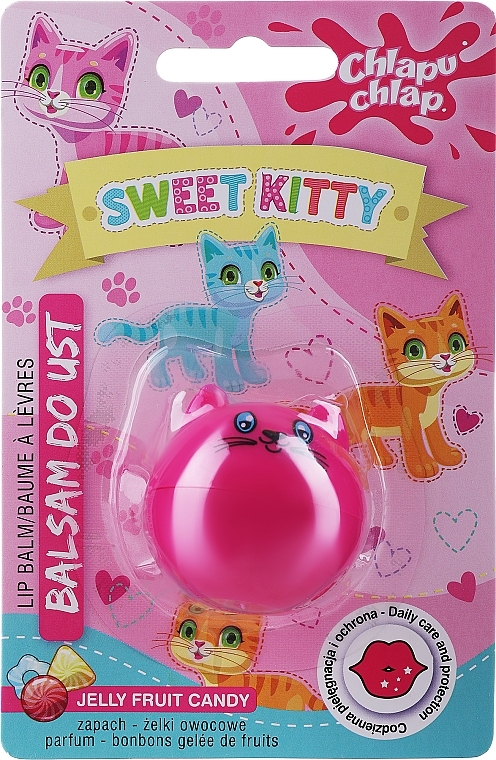 Бальзам для губ - Chlapu Chlap Sweet Kitty Lip Balm Jelly Fruit Candy — фото N1