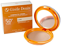 Духи, Парфюмерия, косметика Жидкий крем для лица - Gisele Denis Compact Facial Sunscreen Cream Spf50 + Light Tone