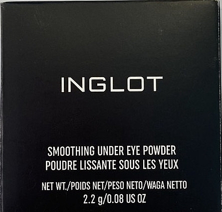 Розгладжувальна пудра для шкіри навколо очей - Inglot Smoothing Under Eye Powder — фото N5