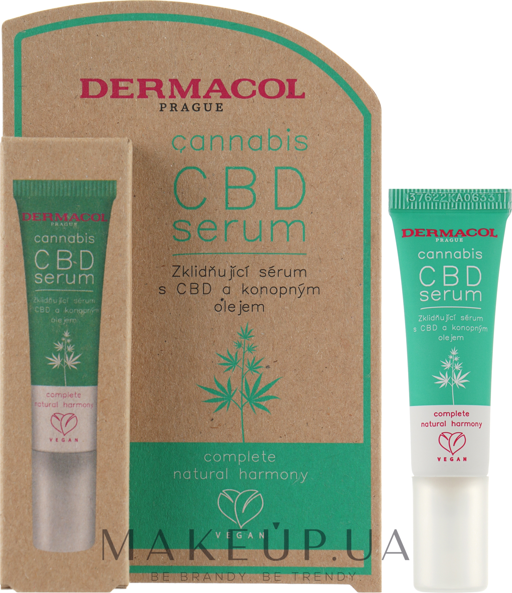 Сироватка для обличчя з конопляною олією - Dermacol Cannabis CBD Serum — фото 12ml