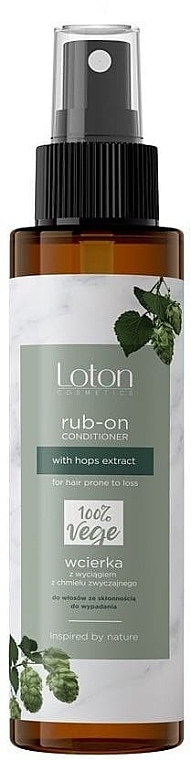 Спрей для волосся з екстрактом хмелю - Loton Rub-On Conditioner — фото N1