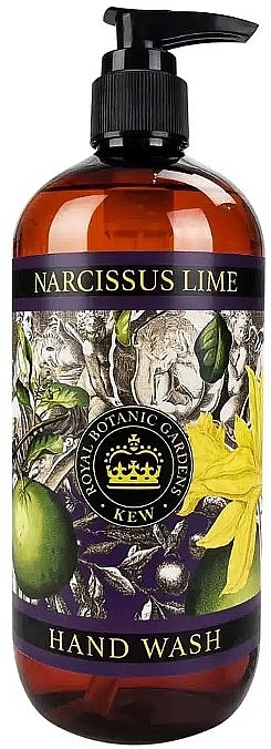 Жидкое мыло для рук "Нарцисс и лайм" - The English Soap Company Kew Gardens Narcissus Lime Hand Wash — фото N1