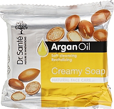 Крем-мыло с маслом арганы для лица - Dr. Sante Cream Soap — фото N1