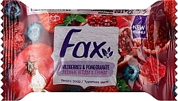 Туалетное мыло "Лесные ягоды и гранат" - Fax Wildberries & Pomegranate Beauty Soap — фото N1