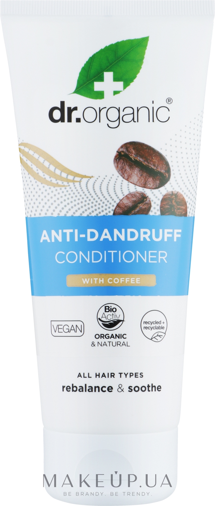 Кофейный кондиционер против перхоти - Dr.Organic Organic Coffee Anti-Dandruff Conditioner  — фото 200ml
