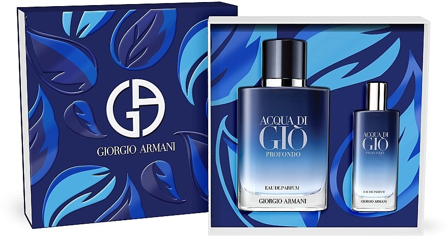 Giorgio Armani Acqua Di Gio Profondo - Набір (edp/100ml + edp/mini/15ml) — фото N3