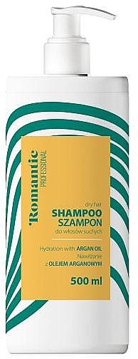 Увлажняющий шампунь для волос с арганой - Romantic Professional Argan Shampoo — фото N1