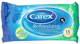 Духи, Парфюмерия, косметика Влажные салфетки - Carex Refreshing Cleansing Wipes