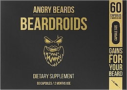 Духи, Парфюмерия, косметика Пищевая добавка "Для роста волос, бороды" - Angry Beards Beardoids