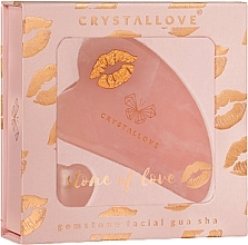 Парфумерія, косметика Набір - Crystallove Selflove Rose Quartz Gua Sha Set