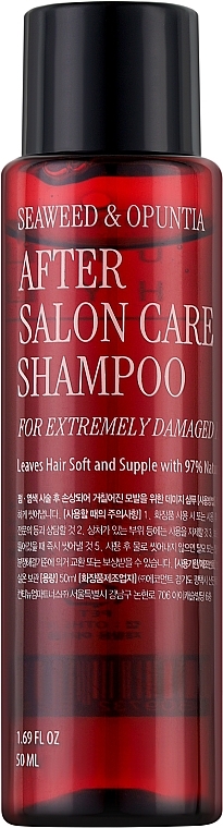 Відновлюючий шампунь для дуже пошкодженого волосся - Curly Shyll After Salon Care Shampoo (міні) — фото N1